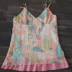Paisley print camisole